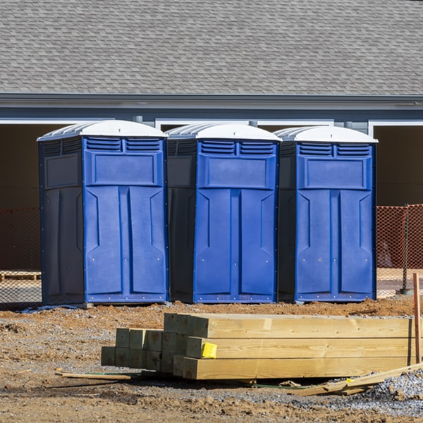 do you offer hand sanitizer dispensers inside the porta potties in Winslow Pennsylvania